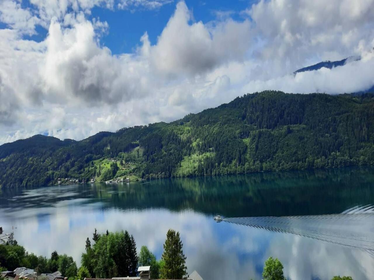 Haus Kraller-Urlaub Mit Seeblick Millstatt Eksteriør bilde