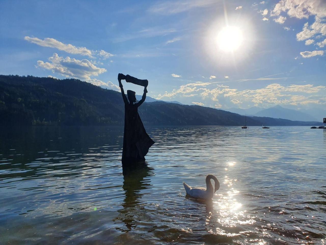 Haus Kraller-Urlaub Mit Seeblick Millstatt Eksteriør bilde